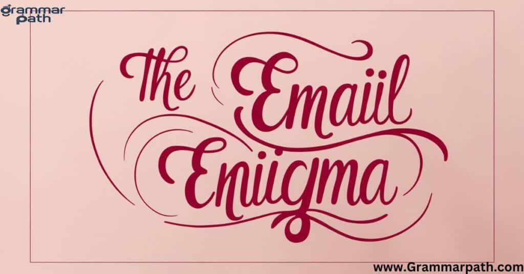 The Email Enigma