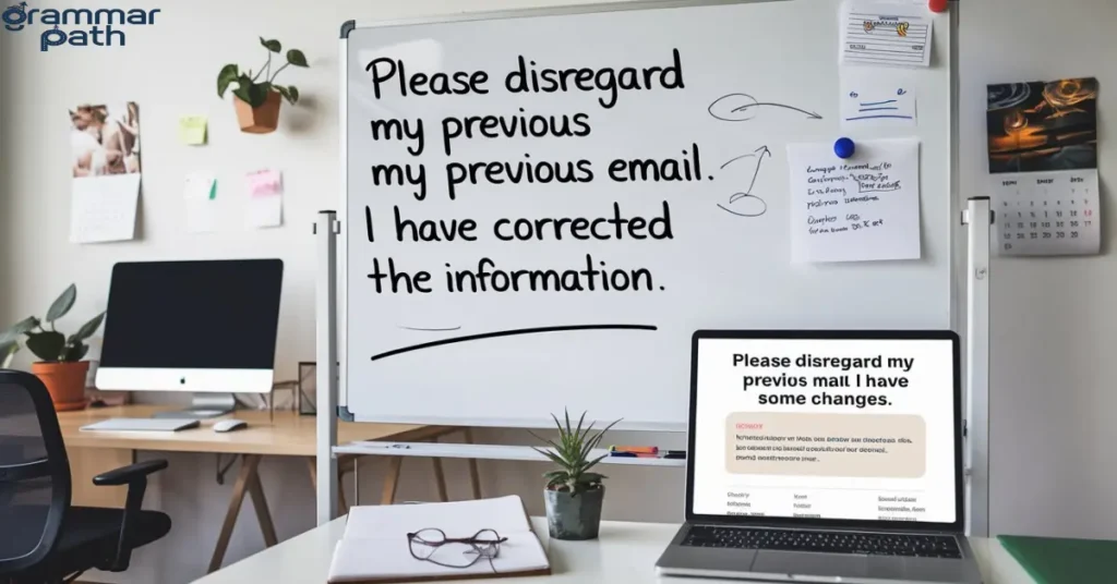 20 Other Ways to Say “Please Disregard My Previous Email” (With Examples)