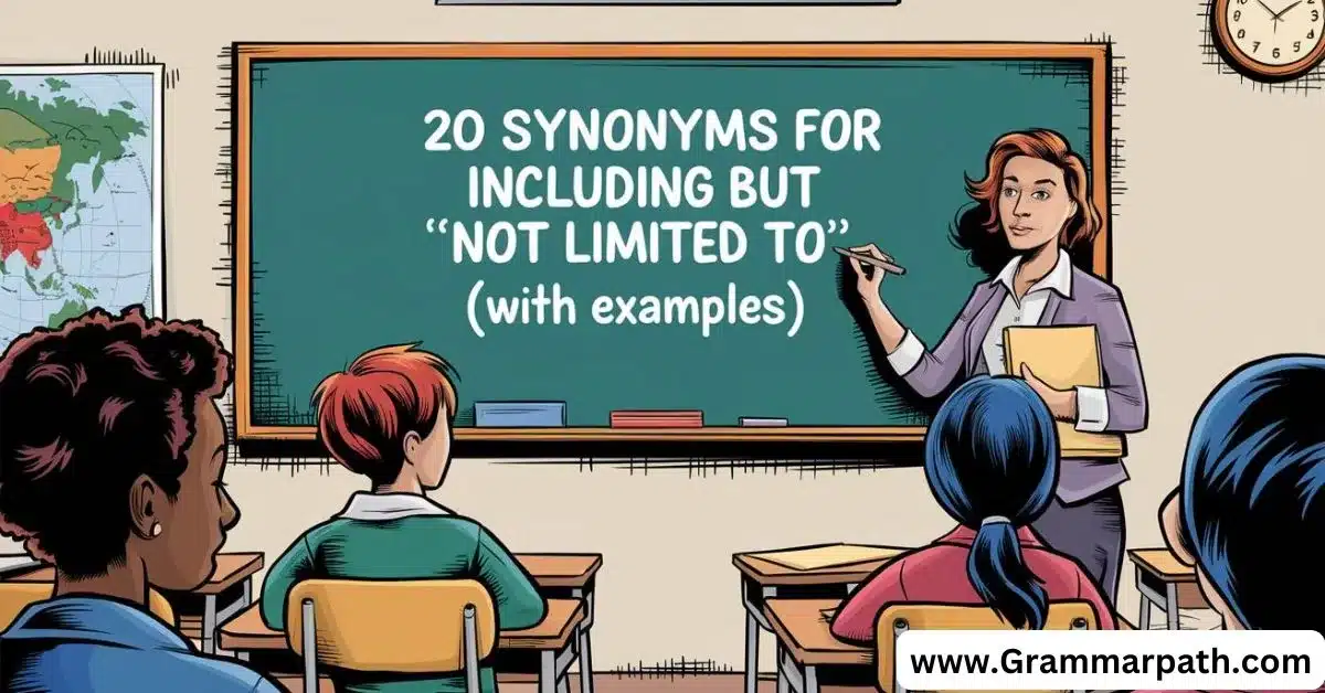 20 Other Ways to Say “Including But Not Limited to” (With Example)