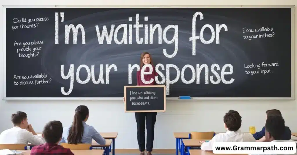 20 Other Ways to Say “I'm waiting for your response” (With Example)