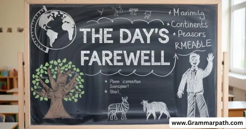 "Day’s Opening" and "The Day’s Farewell"