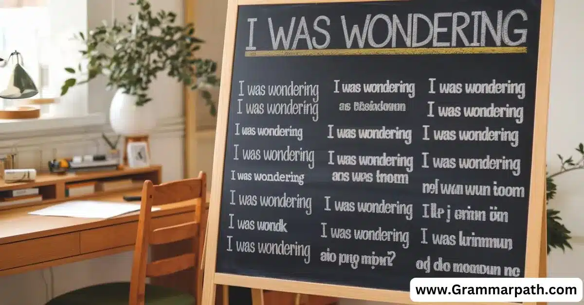 20 Other Ways to Say “i was wondering” (With Example)