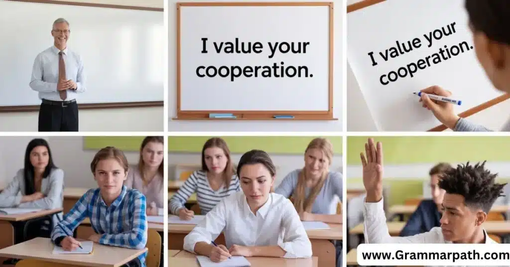 I Value Your Cooperation