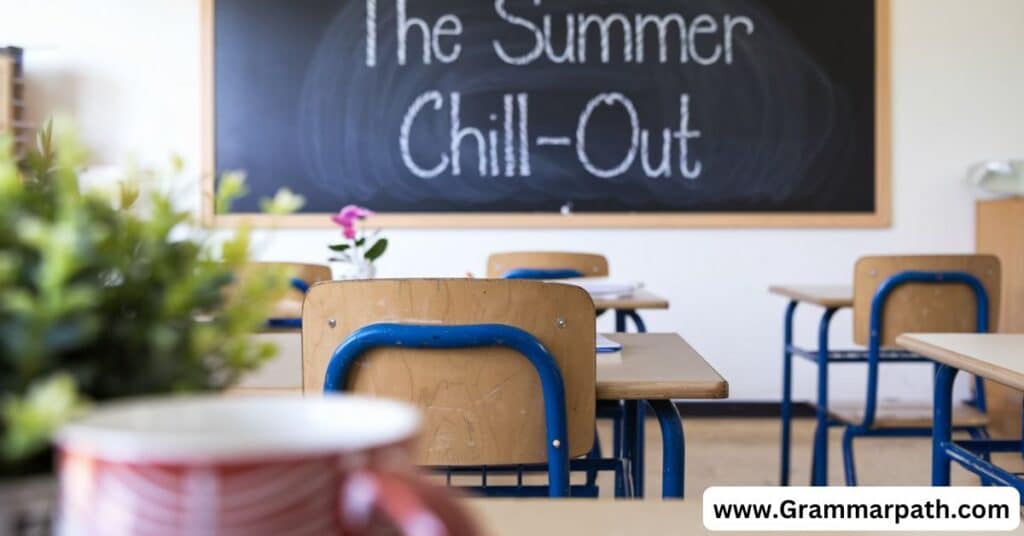 "The Summer Chill-Out"