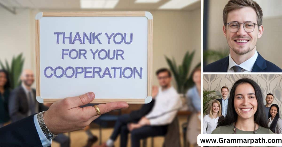 20 Other Ways to Say “Thank You for Your Cooperation”