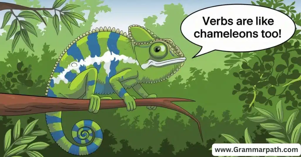 Verbs are Like Chameleons Too!