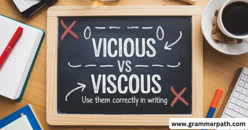 Vicious vs Viscous: Use Them Correctly in Writing