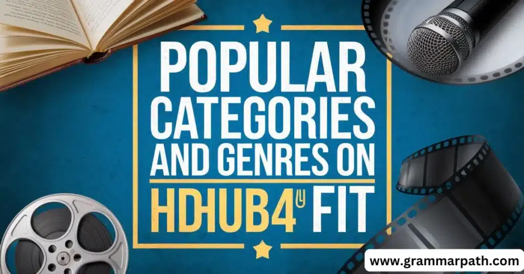 Popular Categories and Genres on hdhub4u fit