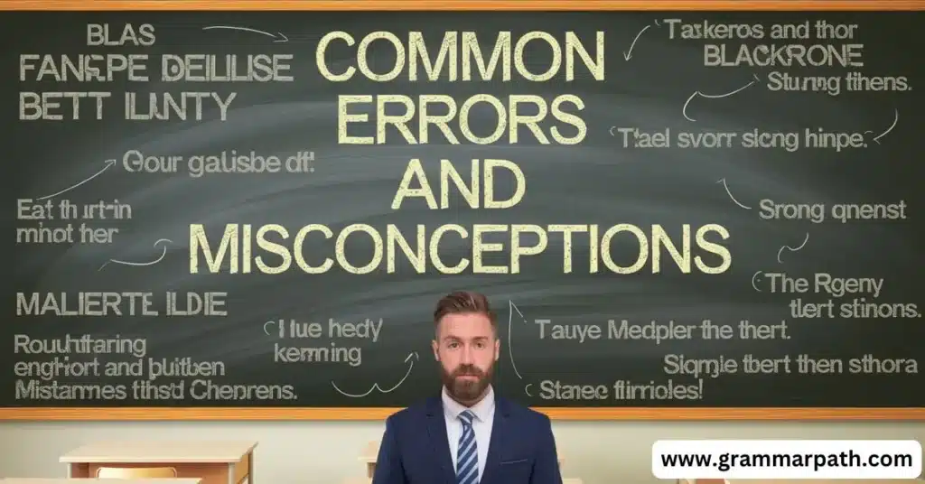 Common Errors and Misconceptions