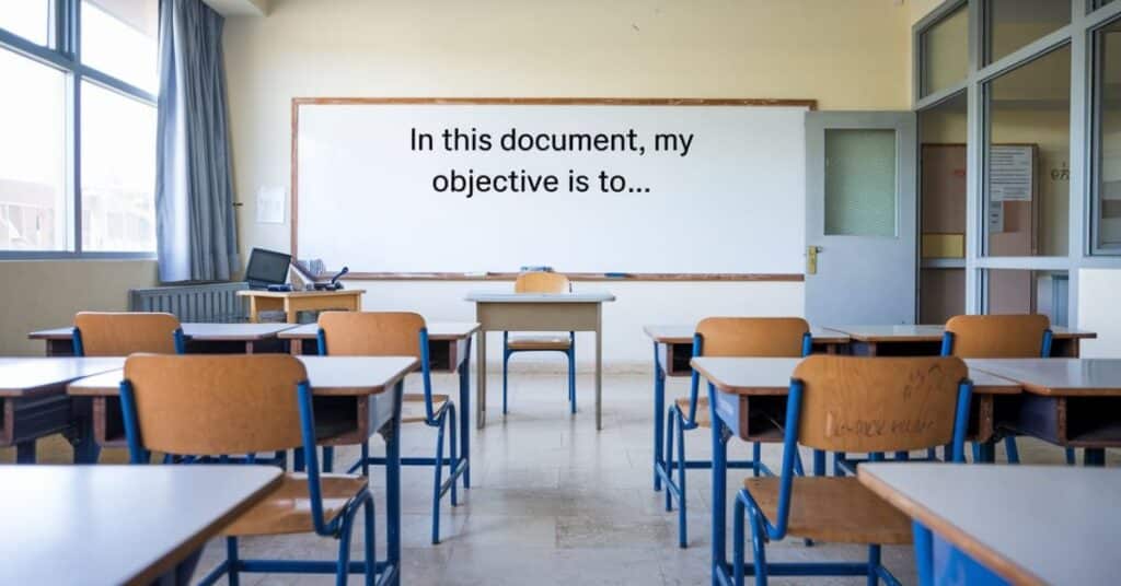 In this document, my objective is to…