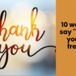 10 ways to say "Thank you" in french