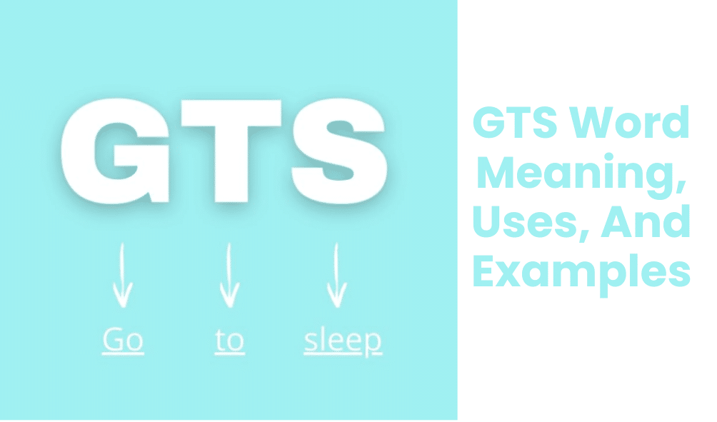 GTS Word Meaning, Uses, And Examples